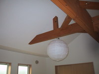 高い天井でも冷暖房効率が良くエコ住宅。